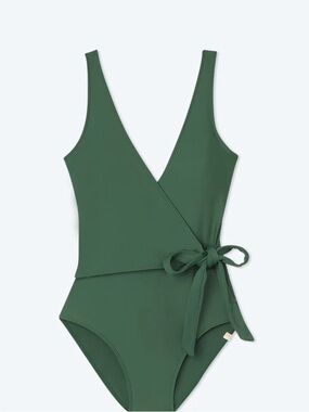 Summersalt Perfect Wrap — Olive green